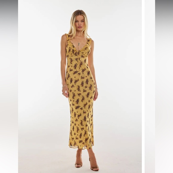 RESA- GOLDIE DRESS IN DANDELION - Picture 1 of 7
